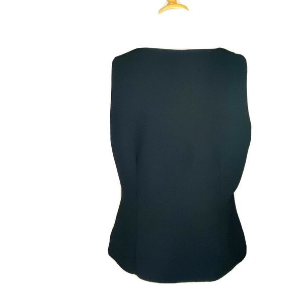 Tally Taylor Two Piece Blazer and Top Set Fully Lined Black Womens Size 12 - Picture 9 of 12